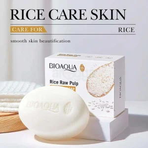 Bioaqua Rice Raw Pulp Essence Soap -100g