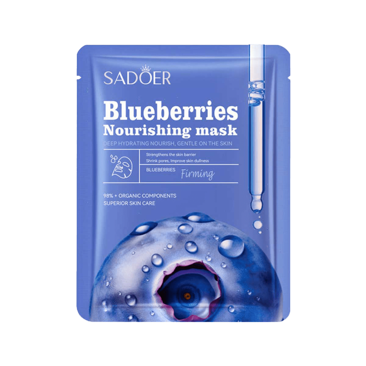SADOER Blueberries Nourishing Facial Sheet Mask